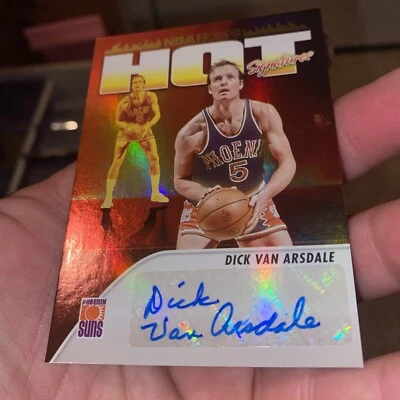 2023-24 NBA Hoops DICK VAN ARSDALE Auto Hot Signatures Phoenix Suns Legend🔥 - Image 1 of 2