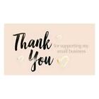 50pcs Thank You for Supporting My Small Business Card Thanks Greeting Card Gift