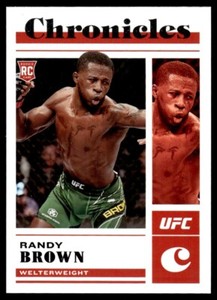 Randy Brown Rookie 2023 Panini Chronicles UFC #74