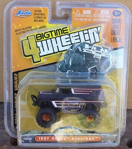 BigTime4Whellin' - Jada - '57 Chevy Suburban - Satin Black - Picture 1 of 2