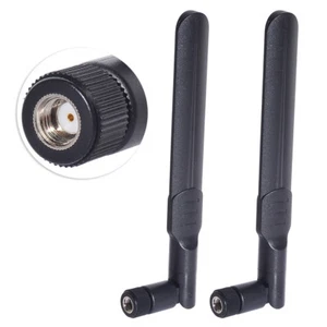 2x 8dBi Dual Band RP-SMA 2,4GHz 5GHz Anteny WiFi Linksys EA6900 ASUS RT-AC68U - Zdjęcie 1 z 7
