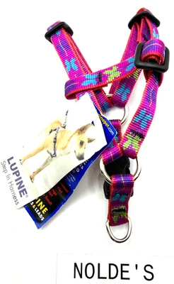 Lupine XS Step in Harness 10"-13" Wing It design 1/2" wide (DS 104 B1 TF65) - Image 1 of 3