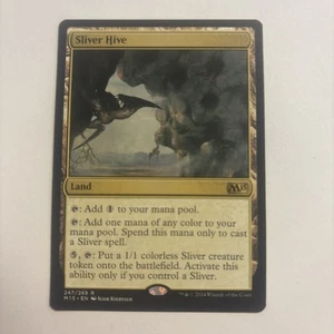 Sliver Hive 247 / 269 LP Magic 2015 M15 Core Set MTG Sliver Token Land - Picture 1 of 11