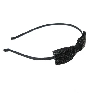 Chanel Bow Headband Hair Accessories Black 22A XX40369 - Picture 1 of 5