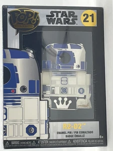 Funko Pop! Pin Star Wars R2-D2 Enamel Pin #21 w/ Removable Stand - Picture 1 of 8