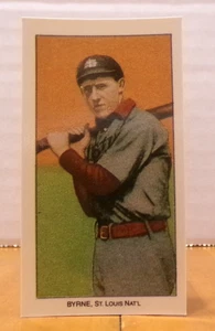 TARJETA DE BÉISBOL TABACO REIMPRESIÓN 1988 SWEET CAPORAL BOBBY BYRNE ST. LOUIS NAT'L - Imagen 1 de 2