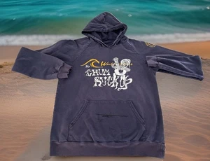 Vintage Hot Buttered Waterman’s HB Hoodie Skeleton Guitar Chum Ruckus Surfwear - Picture 1 of 13