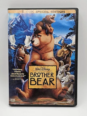 Brother Bear DVD 2003 Disney Animated Movie Rare OOP Family Adventure Classic Foto 1 de 4