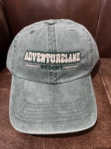 Adventureland Resort Iowa Amusement Park Denim Snapback Cap Green - OSFA - Mint - Picture 1 of 10