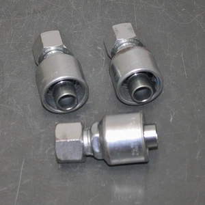 (3) Gates -16 Hose Coupling 16G-16FJX, 1" JIC x 1" ID Crimp, Swivel, Steel - Picture 1 of 6