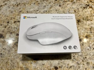 NUEVO Ratón Ergonómico Microsoft Bluetooth - Blanco Glaciar (222-00017) Modelo 1955 - Imagen 1 de 3