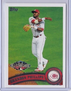 2011 Topps Basebal Update ASG #US306 BRANDON PHILLIPS REDS ID9 - Picture 1 of 2