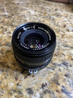 Vivitar 28mm 1:2 Auto Wide-Angle Lens For Nikon Mount - Image 1 of 4