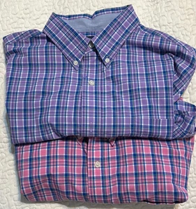 Chaps Herren Button Down Kurzarm Hemden (2) , XL. - Bild 1 von 7
