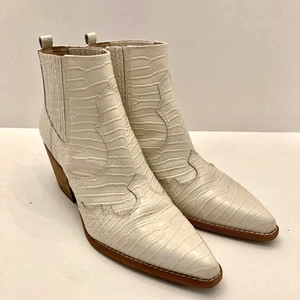 Sam Edelman Winona Stiefeletten Booties Krokodil Western Damen 9,5 EU 39,5 - Bild 1 von 13