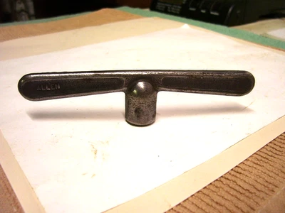 Vintage 3/8” Cast Steel Allen T-Handle,  Made In USA - Image 1 of 3