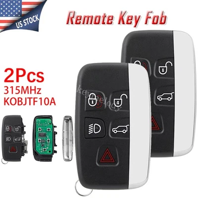 2 Repuestos para Land Rover Range Rover Evoque Sport 2011-2018 Mando a distancia Llavero Foto 1 de 4