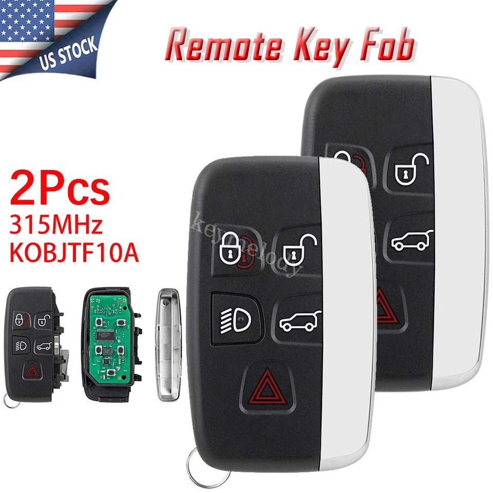 2 Repuestos para Land Rover Range Rover Evoque Sport 2011-2018 Mando a distancia Llavero Foto 1 de 4