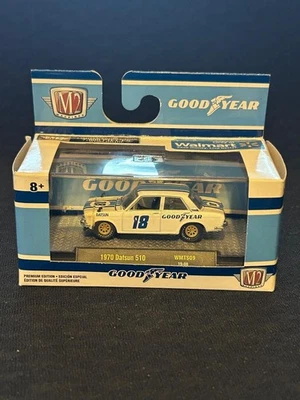 M2 Machines Goodyear 1970 Datsun 510 Wheel Chase Limited Edition /750 Diecast - Image 1 of 4