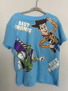 NEW Disney Pixar Boys kids Toy Story Buzz lightyear Woody Shirt 4T - Picture 1 of 3