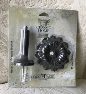 New - Classic Home Collection Acanthus Drapery Tieback Oil Rubbed Bronze - Picture 1 of 9