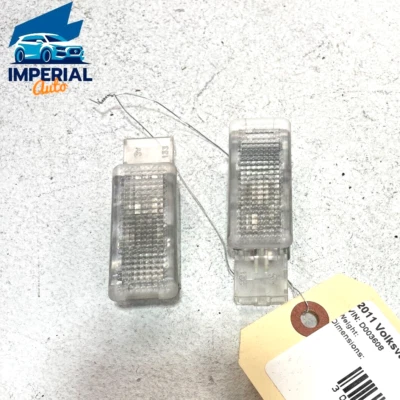 Juego de luces interiores de cortesía Volkswagen Touareg 2004-2017 2 piezas OEM Foto 1 de 4