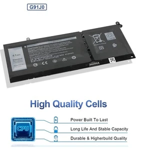 New Battery For Dell Latitude G91j0 3320 3420 3520 Inspiron 3510 3515 5510 Tn70c - Picture 1 of 12