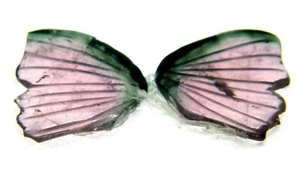 1.50ct (11x18mm) California (Océano Vista Mine) Turmalina Mano Tallada Mariposa - Picture 1 of 1