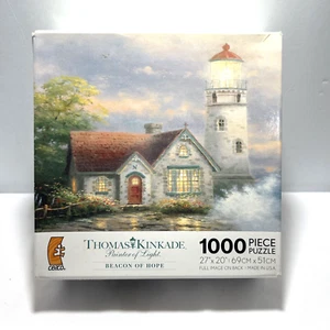 Thomas Kinkade Faro di Speranza Pittore di Luce 1000 Pezzi Puzzle Faro NUOVO - Foto 1 di 6