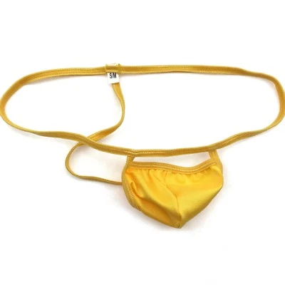 K161 Para Hombres Micro Bolsa Tuerca Cuerda Tanga Divertido Uso Abierto Impresiones Sólidas Foto 1 de 4