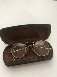12kg Gold Filled Antique Vintage Glasses Round Spectacles Baltimore MD - Picture 1 of 9