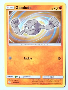 Geodude 33/68 (NM, Pokemon Card, Hidden Fates, 2019, Fighting, Common) - Picture 1 of 2