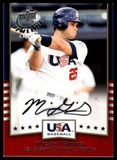 2008 Upper Deck Ultimate Collection USA Baseball Jersey Autographs Micah GIbbs