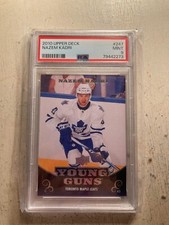 2010-11 UPPER DECK YOUNG GUNS  # 247  NAZEM KADRI  PSA 9
