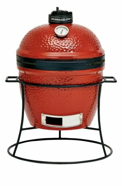 Kamado Joe Jr. 13.5'' Charcoal Grill - Blaze Red (KJ13RH)
