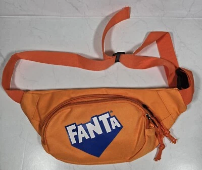 Riñonera Fanta Naranja Soda Cintura Naranja Correa Ajustable 2 Bolsillos Cremallera Foto 1 de 4