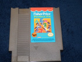 Fisher Price Perfect Fit Original Nintendo NES Game Tested/Working/Authentic