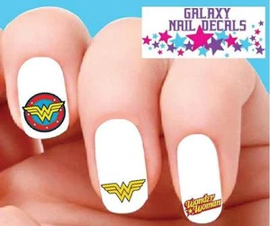 Calcomanías de uñas tobogán acuático - conjunto de 20 surtidos de Wonder Woman - Imagen 1 de 1