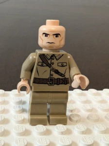 LEGO Colonel Dovchenko Indiana Jones Minifigure No Hat No Weapon - Picture 1 of 5