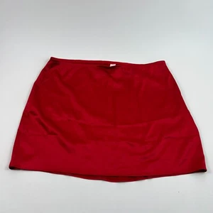 Victoria's Secret Satén Encaje Corazón Cintura Elástica Cremallera Dormir Falda Roja XL NUEVO CON ETIQUETAS - Imagen 1 de 11