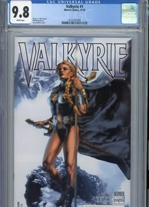 VALKYRIE #1 MT 9.8 CGC WHITE PAGES GLASS STORY ANACLETO COVER WINSLADE ART  - Picture 1 of 1