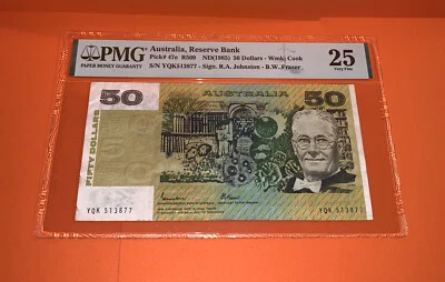 PMG Australia, Reserve Bank $50 Banknote 1985 p47e VF - Image 1 of 4