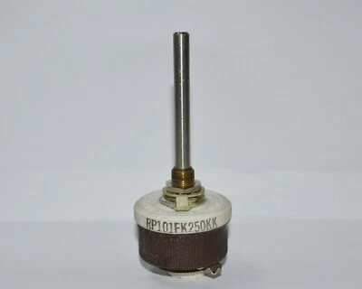 1 NOS OHMITE RP101FK250KK RHEOSTAT POTENTIOMETER MODEL H 25 Ω 300 VOLT 25 W - Image 1 of 4