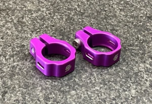 Snap BMX Products S2 Seat Post Clamp - 28.6mm Purple - Picture 1 of 1