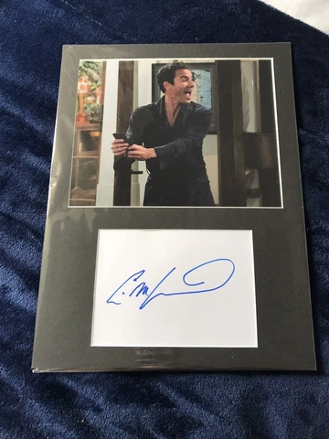 Eric McCormack Signed 16x12 Mounted Will & Grace Photo Cover