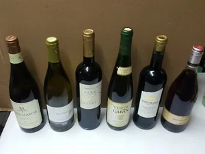 Lote 6 botellas vino variado.Blanco Ribeiro Rosado Semi dulce. Ver fotos - Imagen 1 de 12