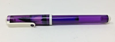 Pluma Estilográfica Vintage Años 80 Sailor Transparente Caramelo Púrpura Foto 1 de 4