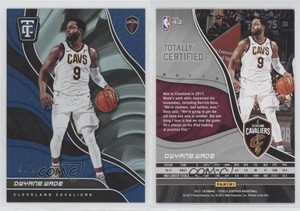 2017-18 Panini Totally Certified Blue /99 Dwyane Wade #43 HOF