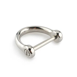 D-Ring Shackle, 3pcs 13mm Inside Width Stainless Steel U Shape Small Shackles - Picture 1 of 6