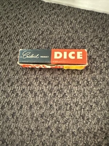 Schachtel mit 5 Vintage Neu - Crisloid Würfel Rot Kmart Tag - Bild 1 von 8